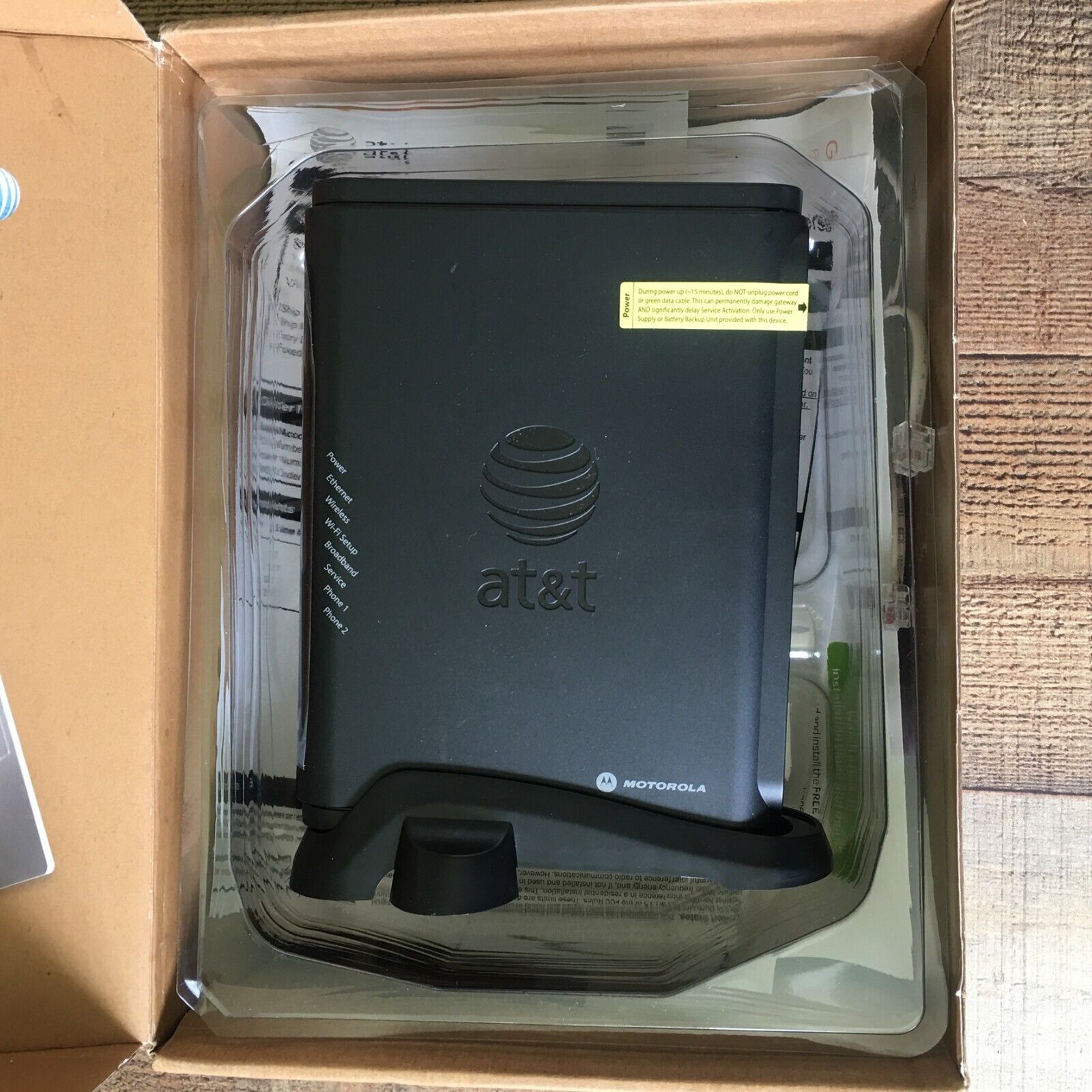 AT&T Motorola NVG510 DSL Modem Wireless WiFi Internet Router - New in Box