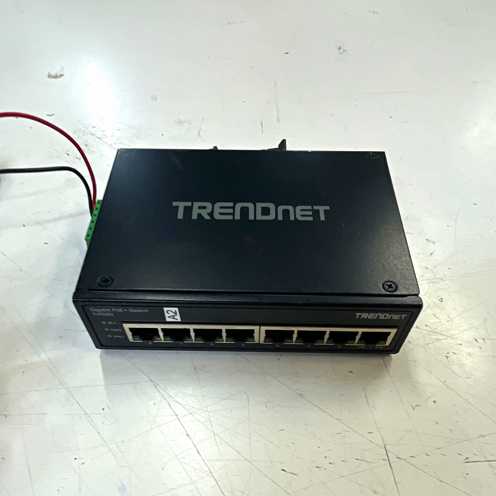 TRENDnet TI-PG80 8-Port Industrial Hardened DIN-Rail Gigabit PoE+ Switch TRENDnet TI-PG80 8-Port Industrial Hardened DIN-Rail Gigabit PoE+ Switch