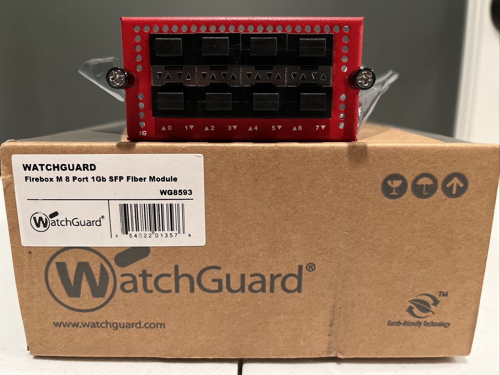 Genuine Watchguard Firebox M 8-Port 1Gb SFP Module WG8593 New In Box