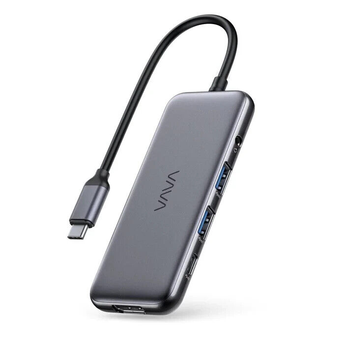 VAVA USB-C Hub 8-in-1 USB-C Adaptor Universal Compatibility Superior PD Charging