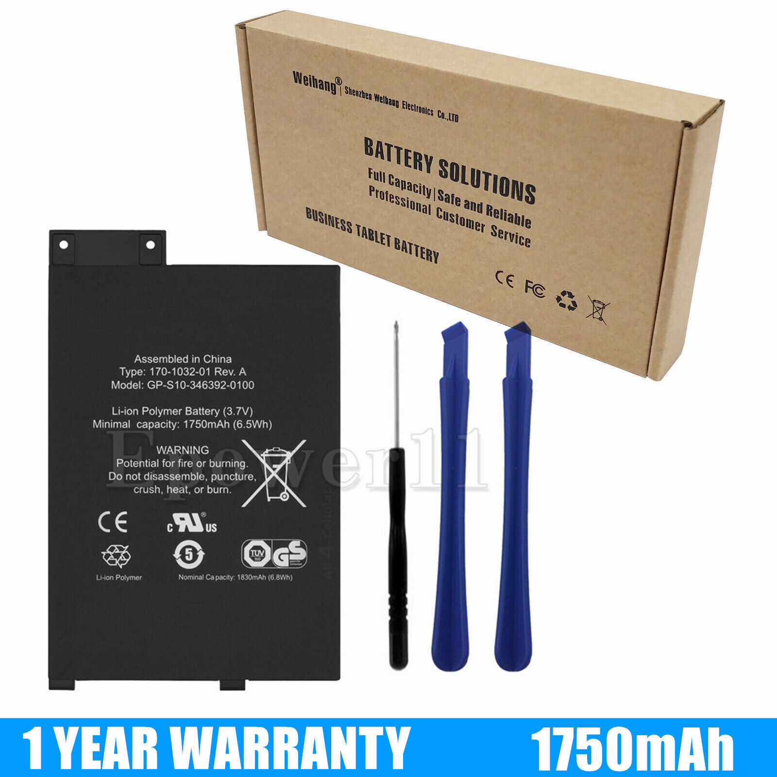 New Battery For Amazon Kindle Keyboard 3 3g WiFi D00901 Graphite & Toolkits