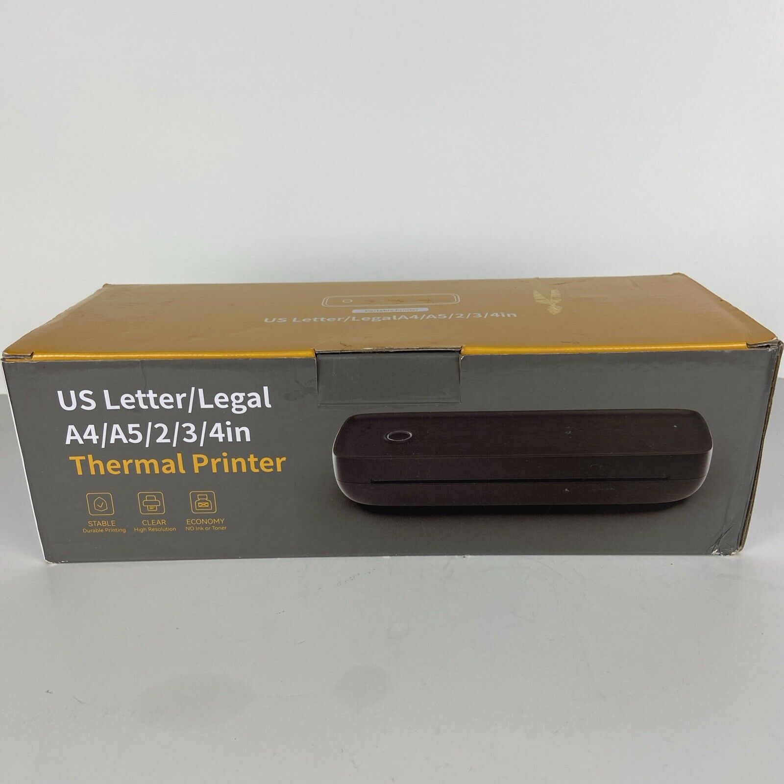 US Letter Legal A4 A5 2 3 4 in Thermal Printer Portable Bluetooth - Model A80