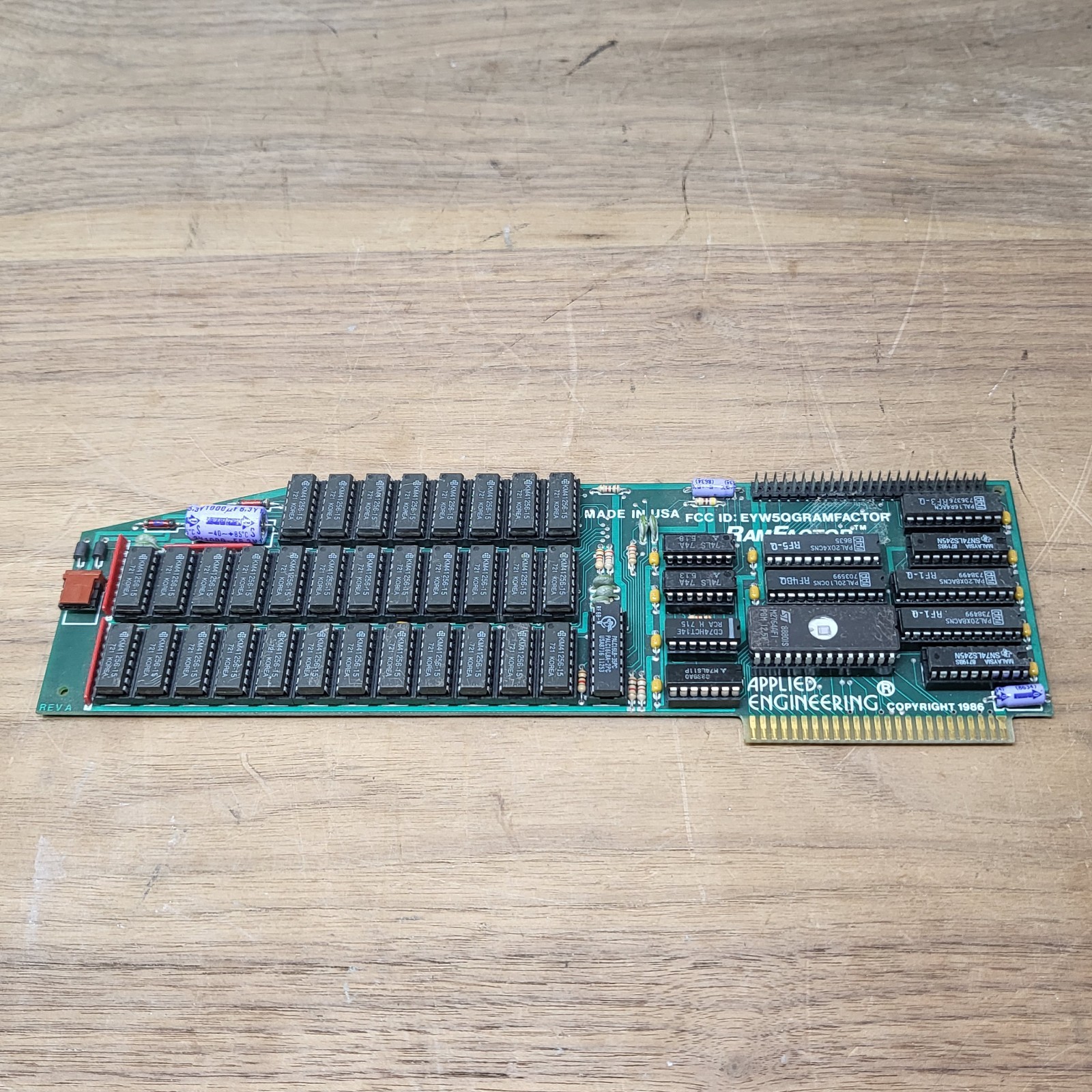 Applied Engineering RAMFactor 1MB RAM Memory Expansion Card Apple II Vintage Applied Engineering RAMFactor 1MB RAM Memory Expansion Card Apple II Vintage