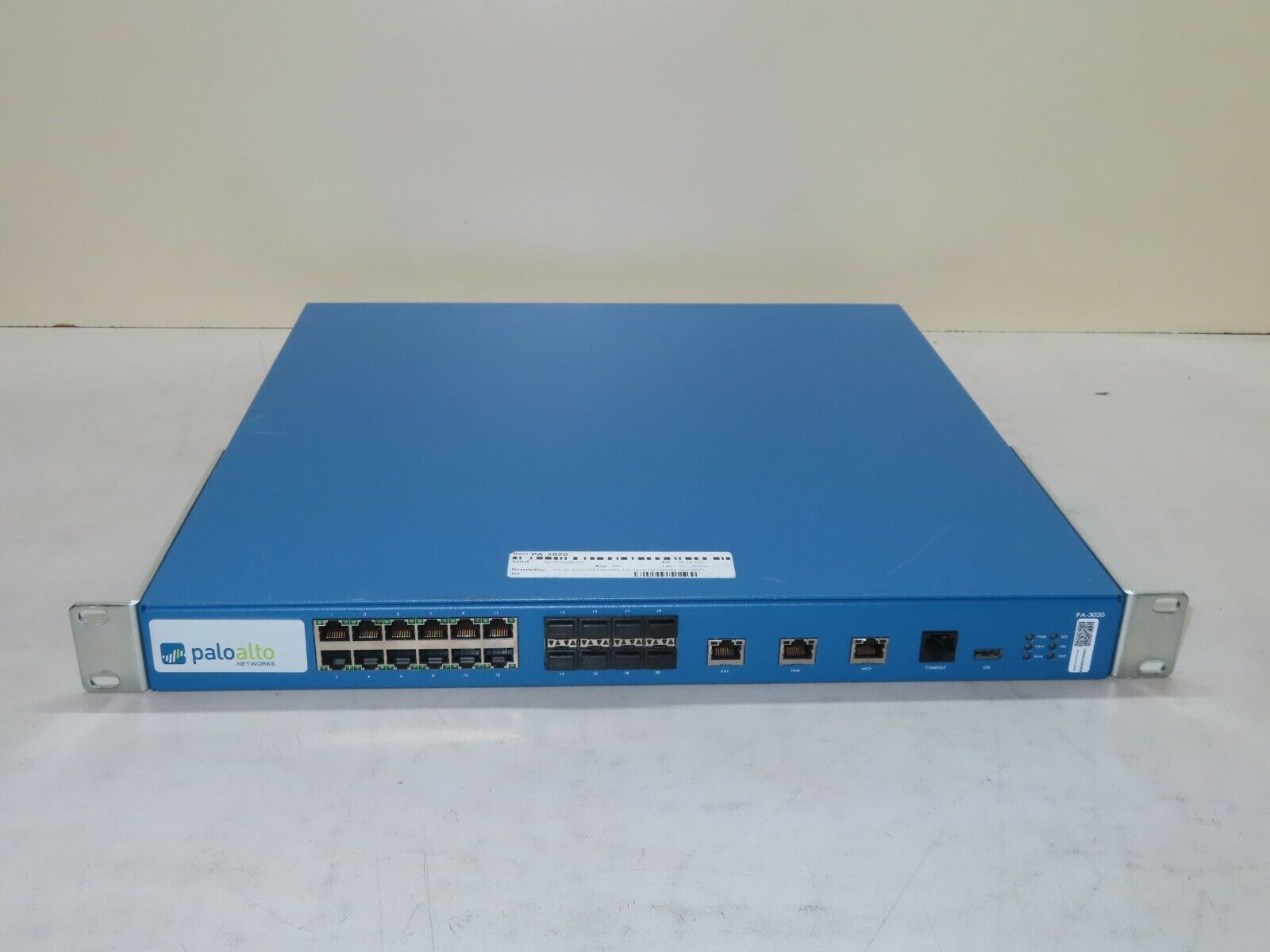 Palo Alto PA-3020 - Network Security Appliance Firewall