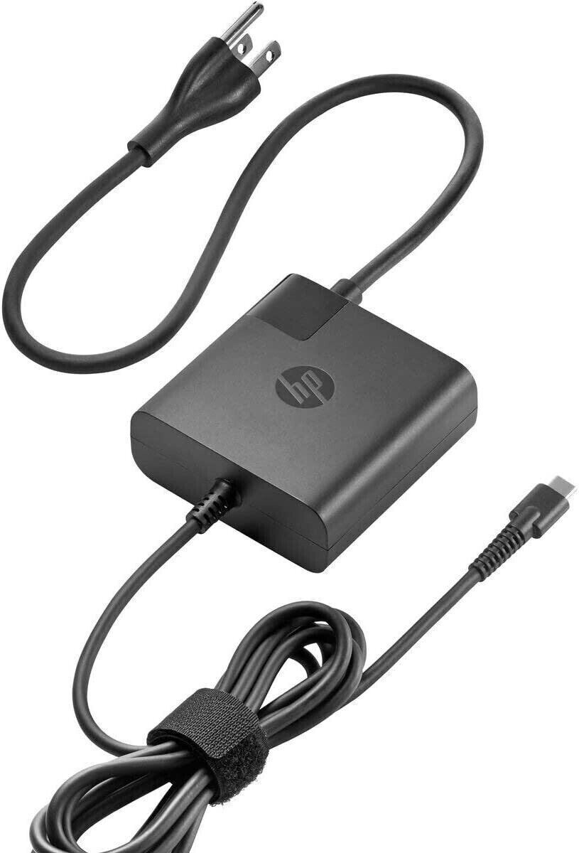 Genuine HP 65W USB/Type-C TPN-CA06 AC Adapter Charger for HP Spectre x360 13 15