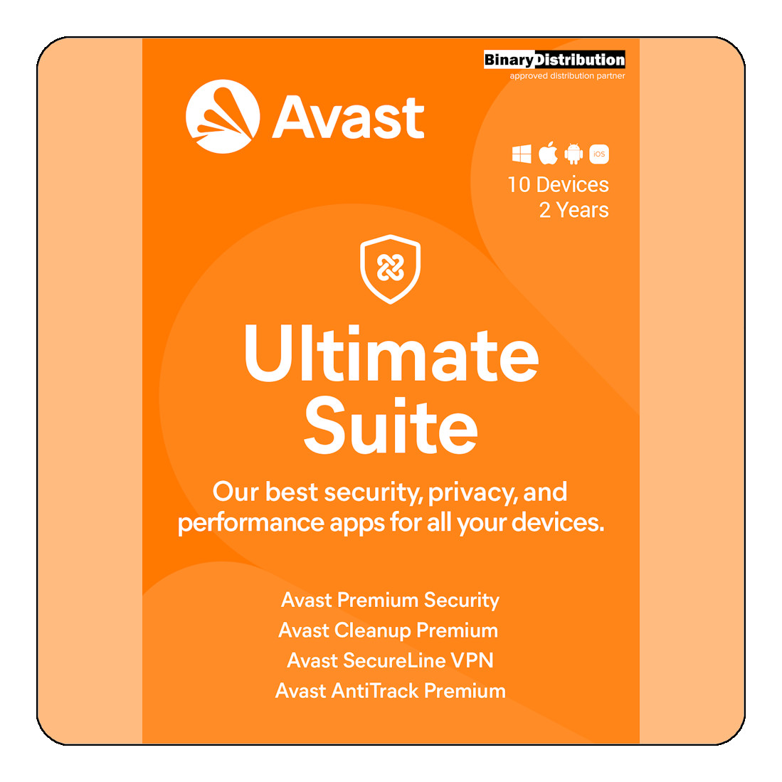 Avast Ultimate Suite 2026 - 10 Device - 2 Years - VPN & AntiTrack [Download]
