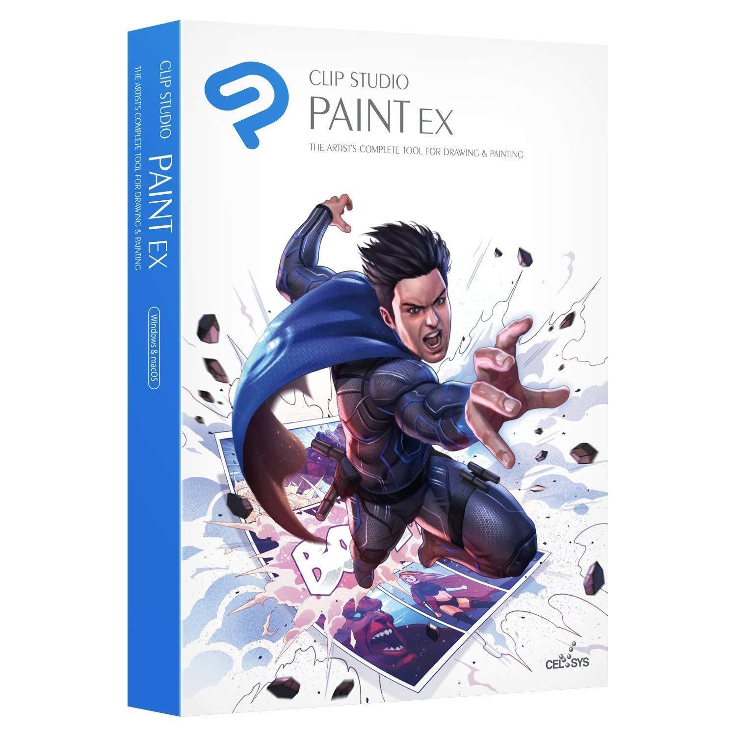 Clip Studio Paint EX V. 1 Win/Mac - Premium Edition  -  Retail Box