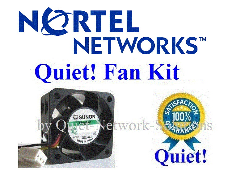 1x **Quiet** Plug-n-Play New Replacement fan for Avaya Nortel 5698TFD Low Noise