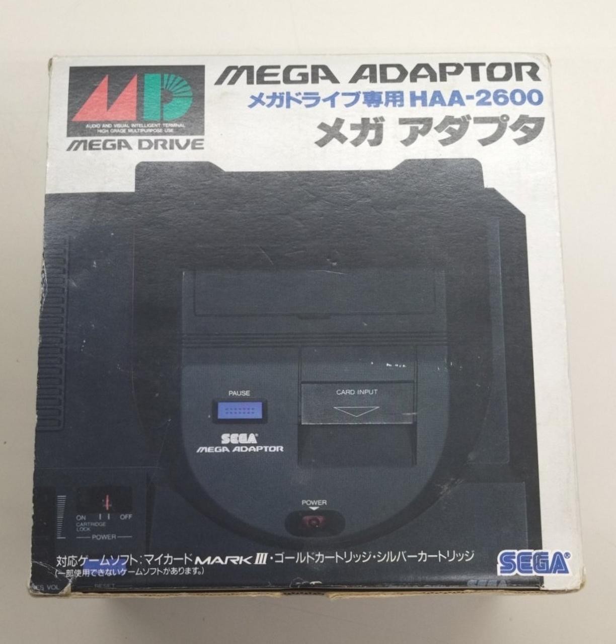 SEGA MEGA DRIVE MEGA ADAPTOR HAA-2600 Tested Boxed 2526-1 SEGA MEGA DRIVE MEGA ADAPTOR HAA-2600 Tested Boxed 2526-1