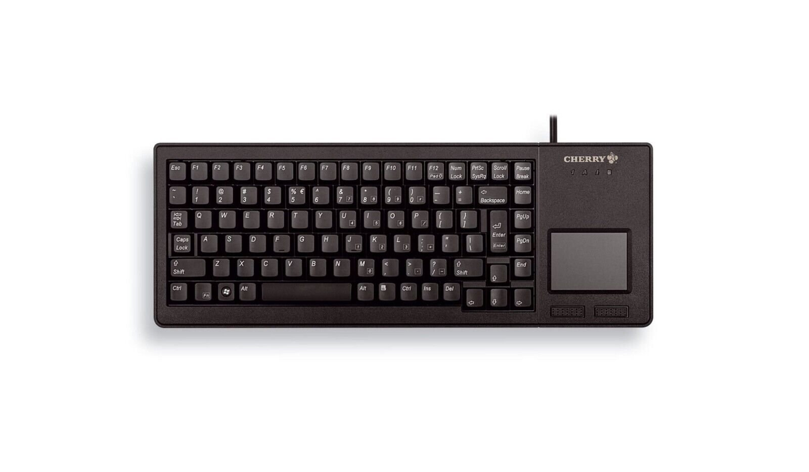 CHERRY ELECTRICAL G84-5500LUMEU-2 Black XS Touchpad Keyboard