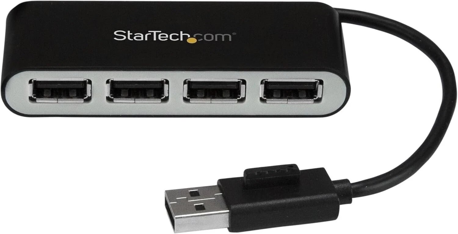 StarTech.com 4 Port USB Hub USB-A  2.0 Mini Hub Bus-powered ST4200MINI2