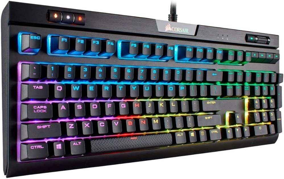 Corsair Strafe RGB MK.2 -Cherry MX Red- Mechanical Gaming Keyboard -No Rest Palm