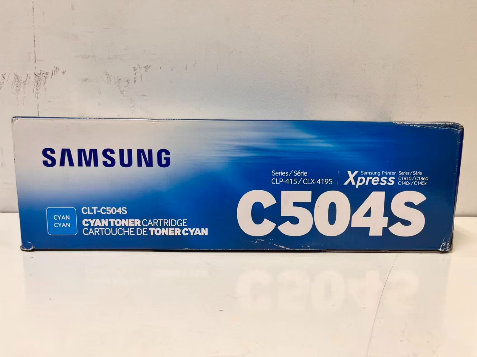 Original OEM sealed Samsung CLT-504S Toner Cartridge-cyan Original OEM sealed Samsung CLT-504S Toner Cartridge-cyan