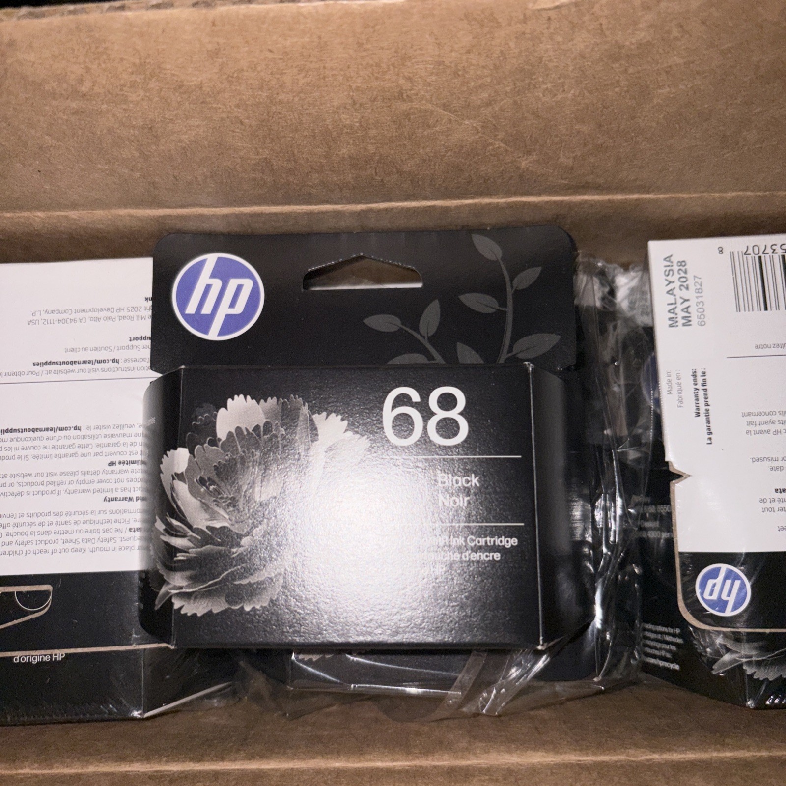 HP 68 Black Original Ink Cartridge 7FP21TN Expires 3/2028 New HP 68 Black Original Ink Cartridge 7FP21TN Expires 3/2028 New