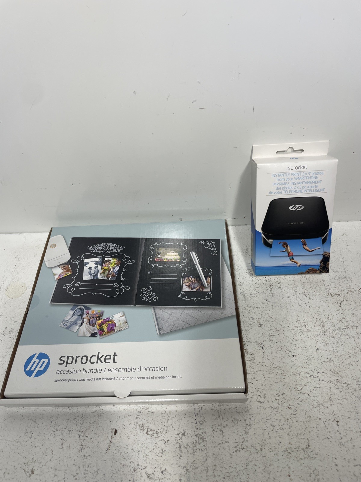 HP Sprocket 100 Portable 2”x3” Black Photo Printer + Occasion Bundle Photo Book HP Sprocket 100 Portable 2”x3” Black Photo Printer + Occasion Bundle Photo Book