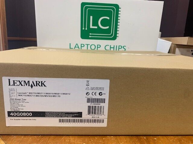 Brand New In Box 40G0800 Lexmark MS81x MX710 MS711 250-Sheet Feeder Paper Tray