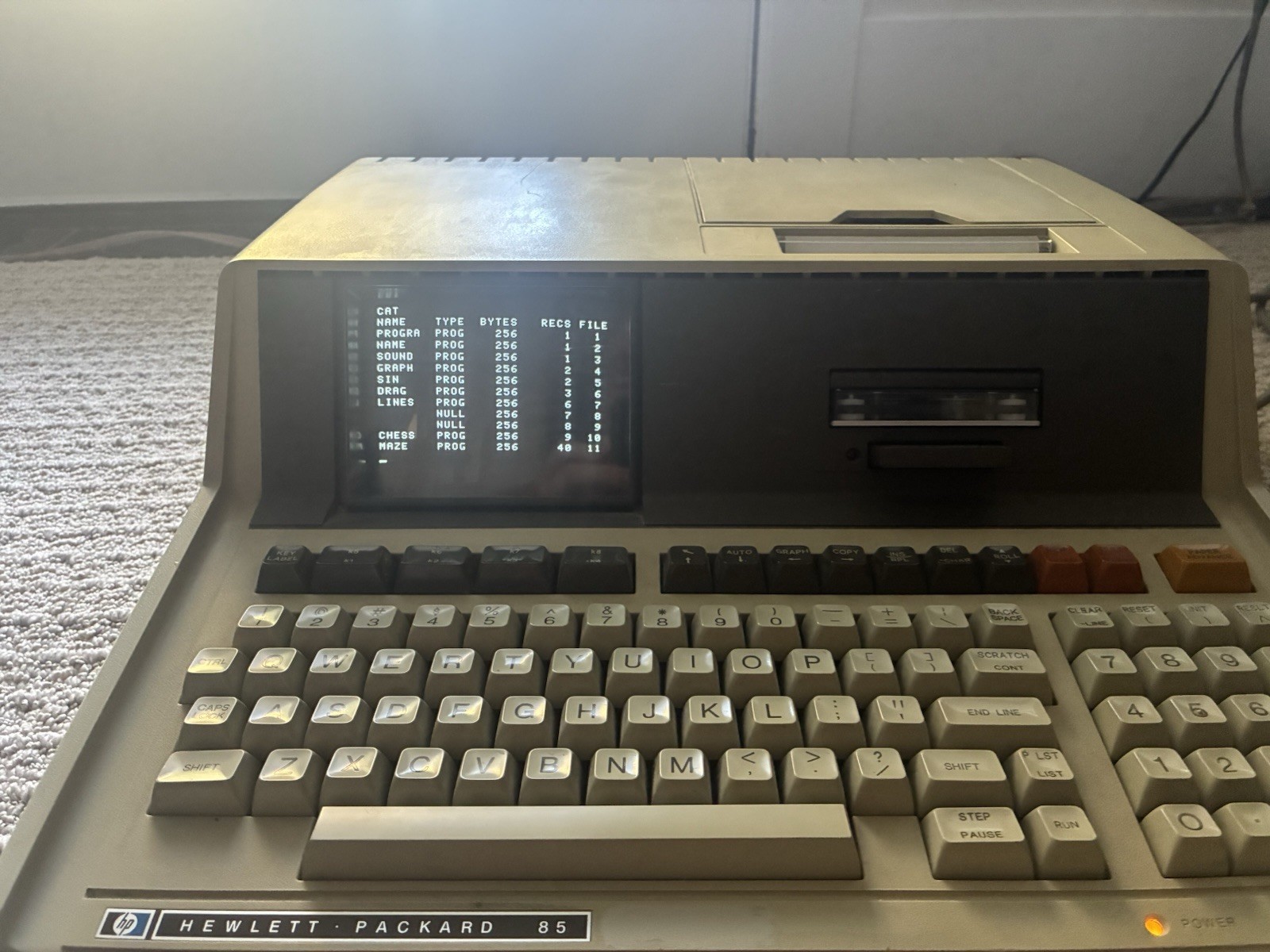 Hewlett-Packard HP 85 Vintage Home Computer w/ Built-In Printer, ROM, 16K Hewlett-Packard HP 85 Vintage Home Computer w/ Built-In Printer, ROM, 16K