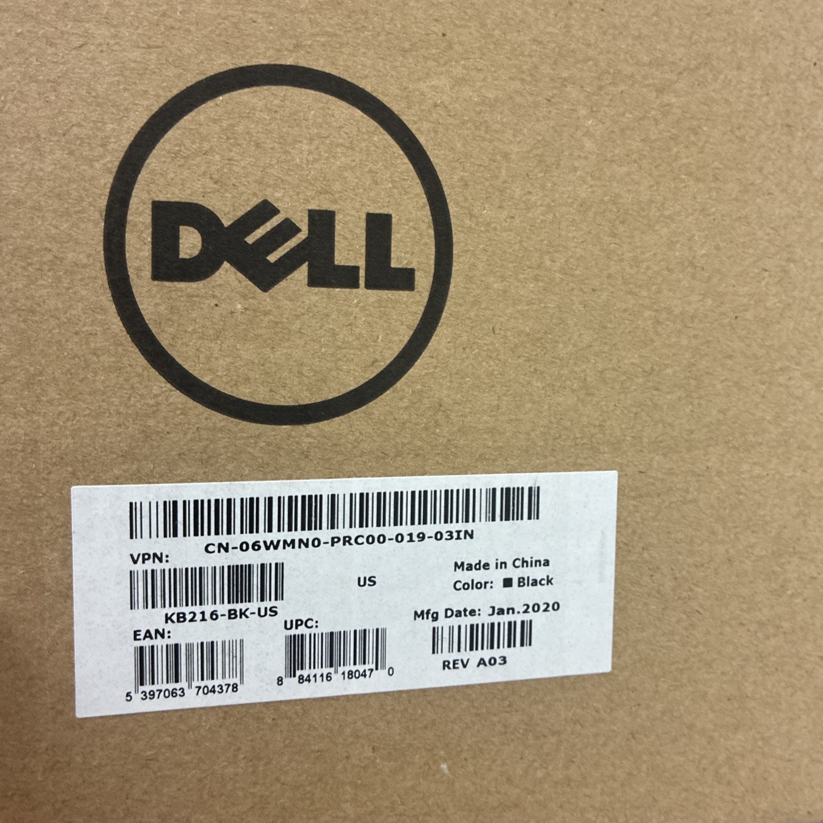 Dell KB216-BK-US USB Wired Keyboard – Black – Genuine Dell OEM – New Open Box Dell KB216-BK-US USB Wired Keyboard – Black – Genuine Dell OEM – New Open Box