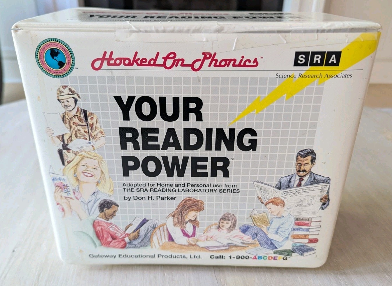 Hooked on Phonics Your Reading Power SRA 1992 Cassette Set Missing 2 Cards