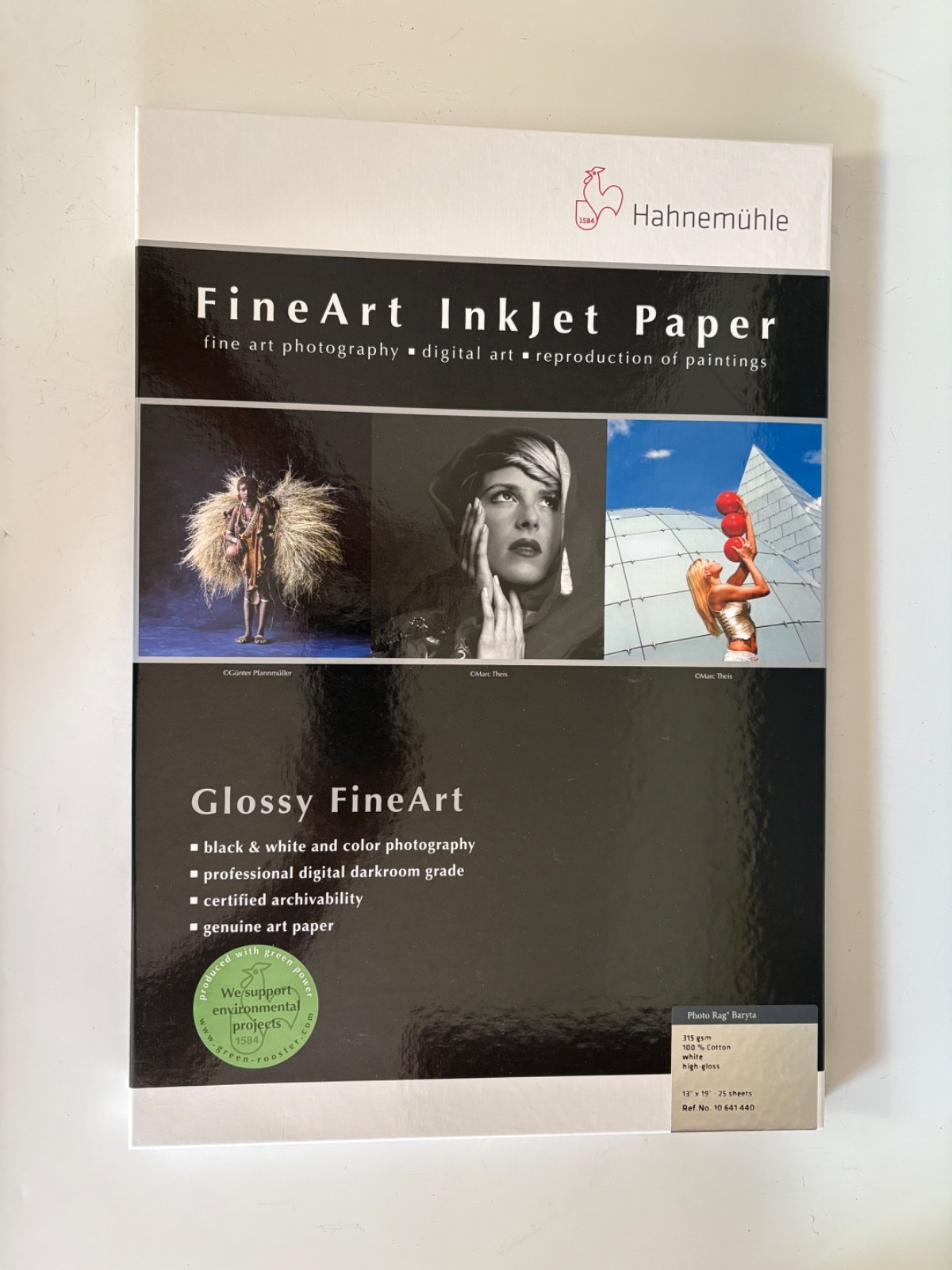 Hahnemuhle Photo Rag Gloss Baryta 315gsm Inkjet Paper 13 x 19\ Hahnemuhle Photo Rag Gloss Baryta 315gsm Inkjet Paper 13 x 19\