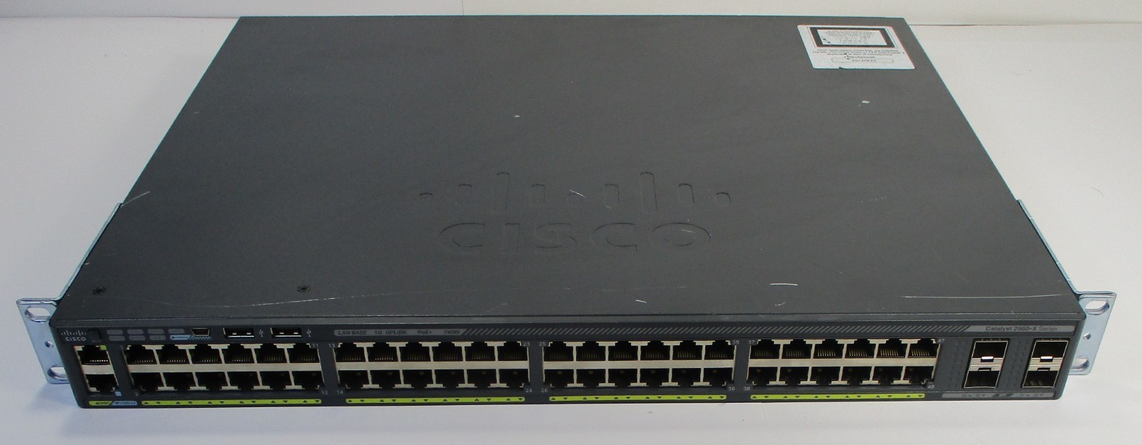 Cisco Catalyst WS-C2960X-48FPS-L Cisco 2960-X 48 GigE PoE 740W LAN Base Switch Cisco Catalyst WS-C2960X-48FPS-L Cisco 2960-X 48 GigE PoE 740W LAN Base Switch