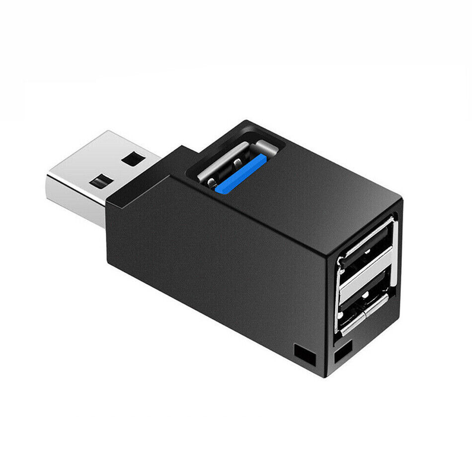 USB 3.0 4 Port Hub Splitter For PC Mac MacBook Notebook Laptop Desktop Portable