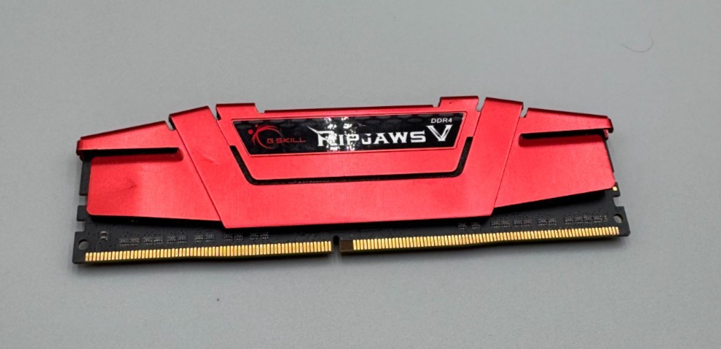 RipJaws V G.Skill DDR4 16GB 1x16GB PC4 19200R MHz Desktop Memory Module Red B