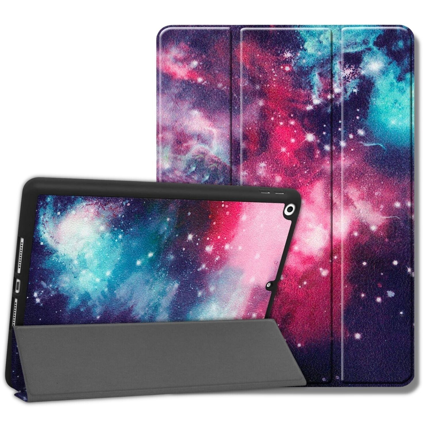 Rotating Leather Folio Case Protective Cover Stand for iPad 10.2 9th/8th/7th Gen