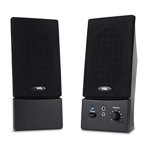 Cyber Acoustics USB Powered 2.0 Desktop Speaker System with 3.5mm Audio for L...