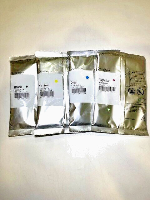 New GENUINE XEROX Phaser 7800  Developer bundle CMYB  OEM Sealed Bag
