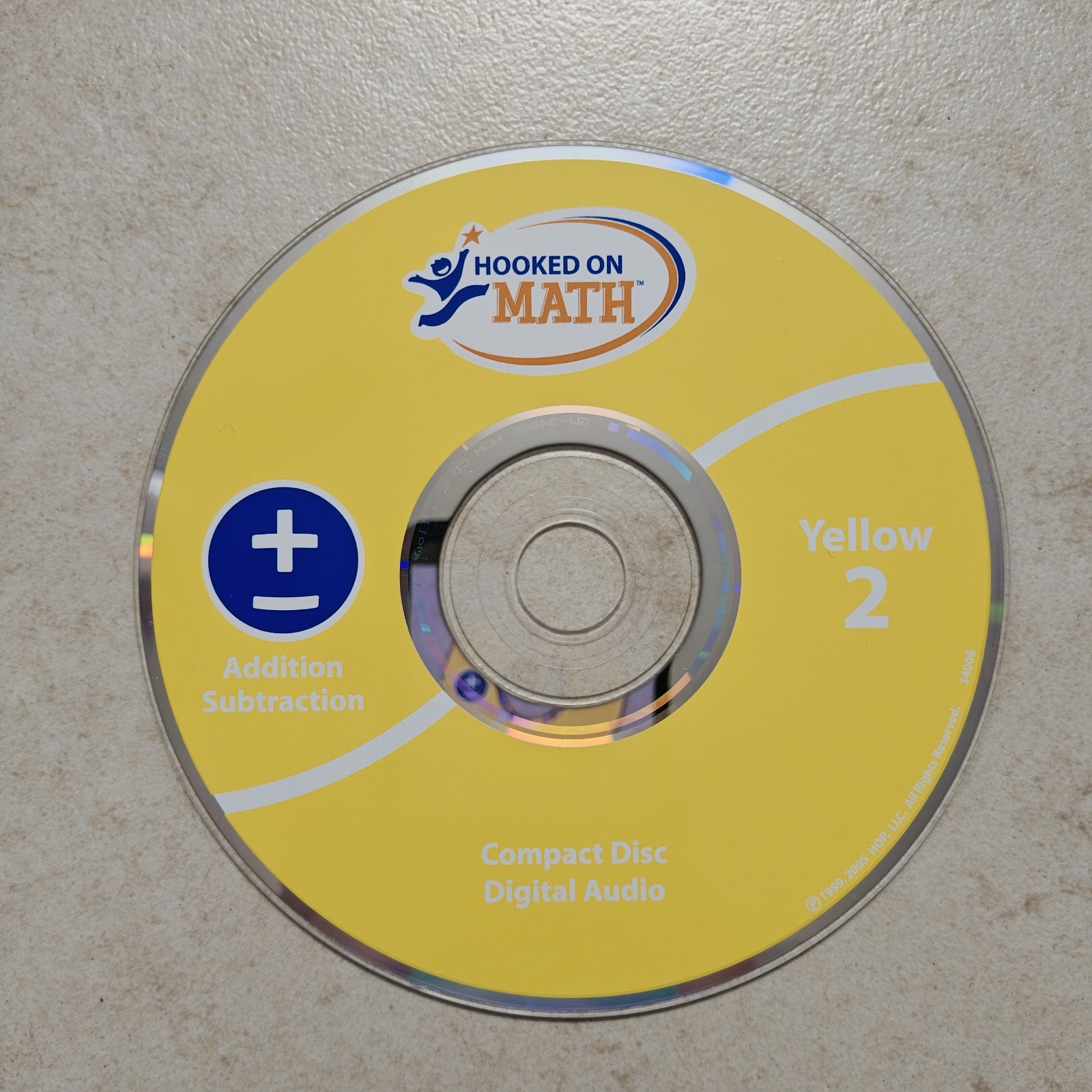 Hooked On Math Addition Subtraction Yellow 2 Audio CD (2005) #2565
