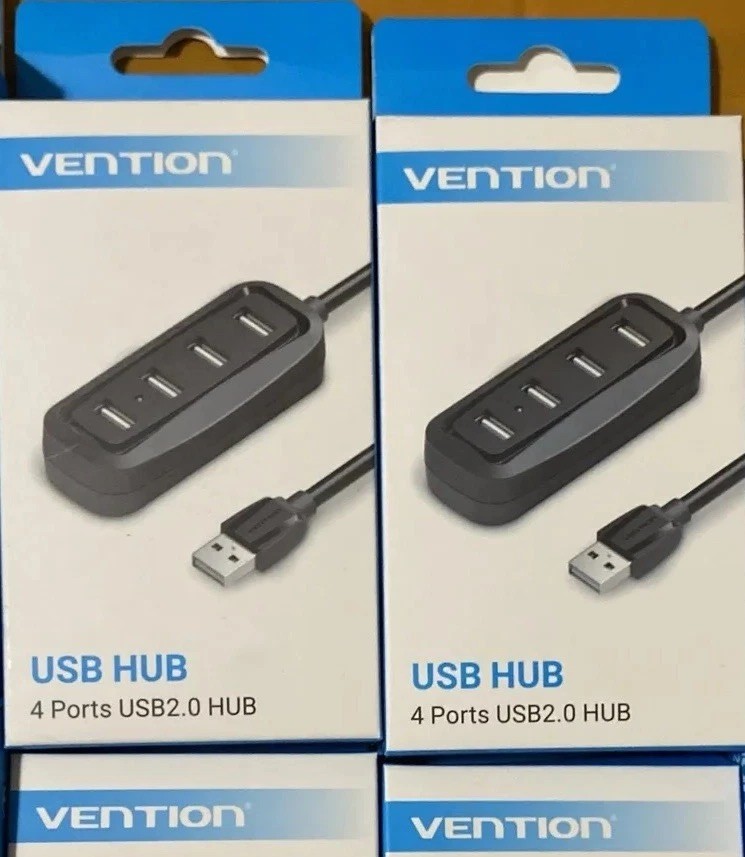 Vention USB HUB USB 2.0 Hub 4 Port USB Splitter /LED Indicator. 4 Pcs Vention USB HUB USB 2.0 Hub 4 Port USB Splitter /LED Indicator. 4 Pcs