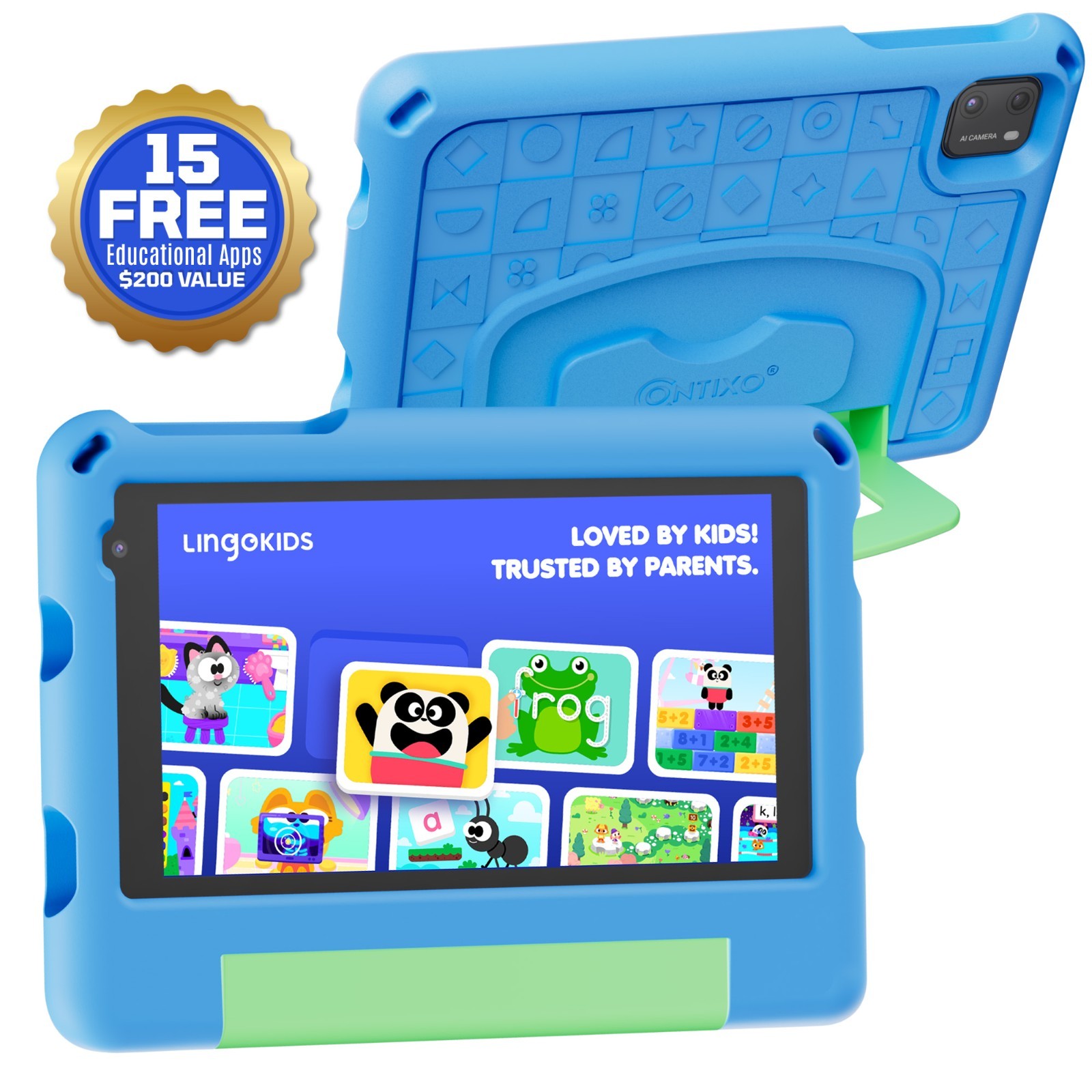 Contixo Contixo A7 Kids Tablet With 14  Apps, Lingokids & Epic, 7