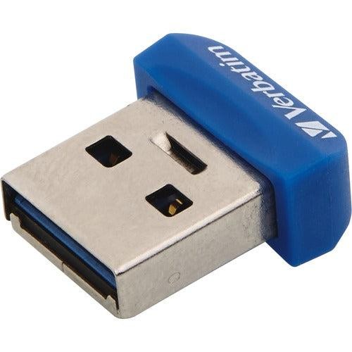 Verbatim 64GB Store \'n\' Stay Nano USB 3.0 Flash Drive - Blue 98711 Verbatim 64GB Store \'n\' Stay Nano USB 3.0 Flash Drive - Blue 98711