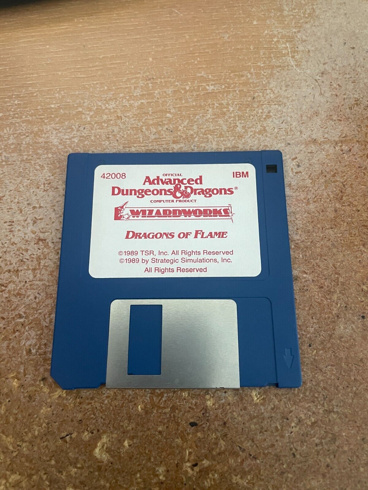 Advanced Dungeons & Dragons: Dragons of Flame PC IBM Game 5.25\