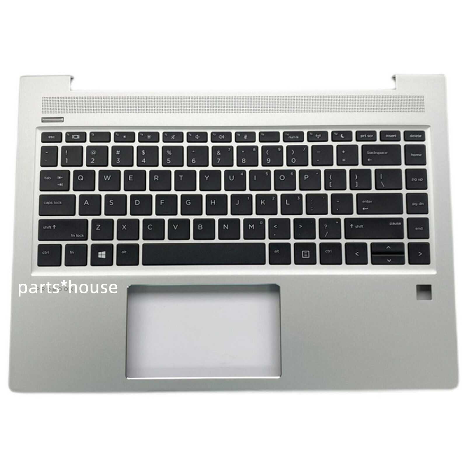 For HP ProBook 440 445 G6 445R G6 440 G7 Palmrest US Keyboard L44589-001 Silver