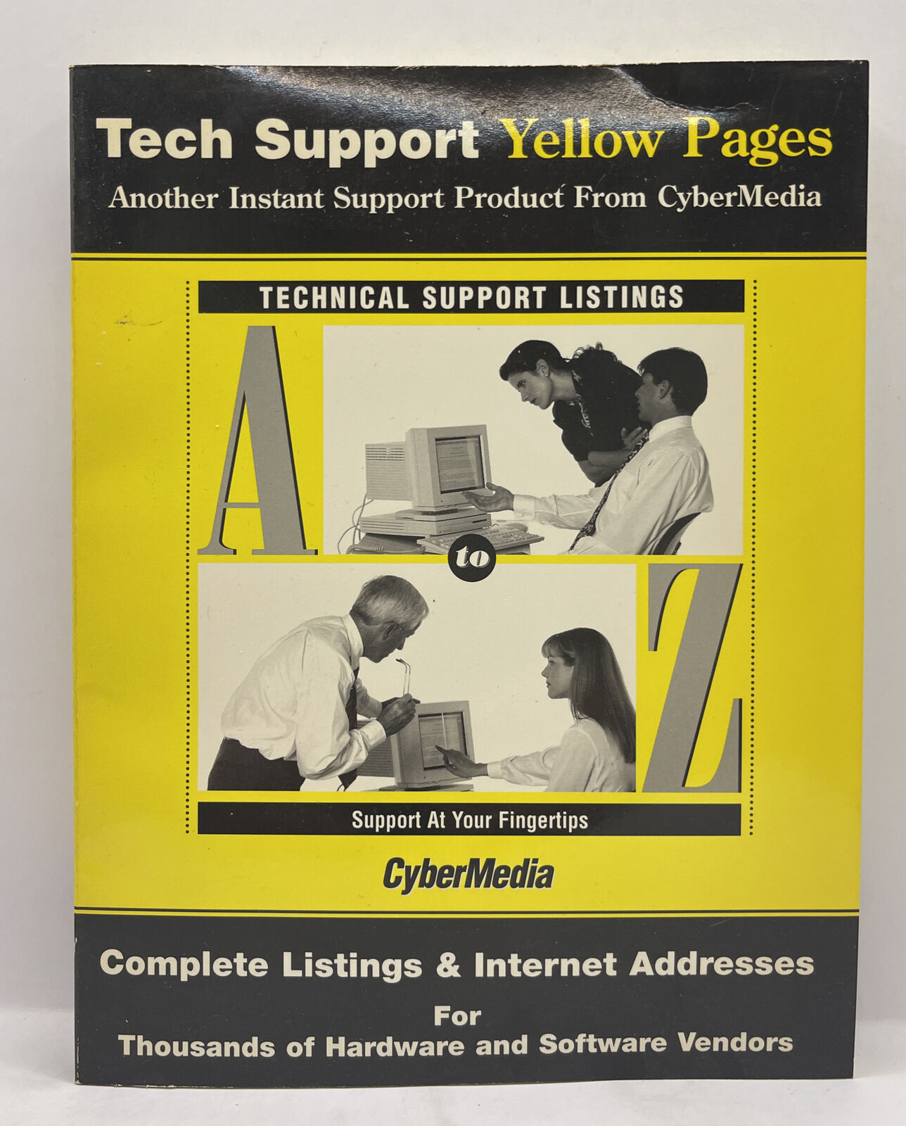 Tech Support Yellow Pages 1996 Cyber Media Complete Listings Internet Addresses
