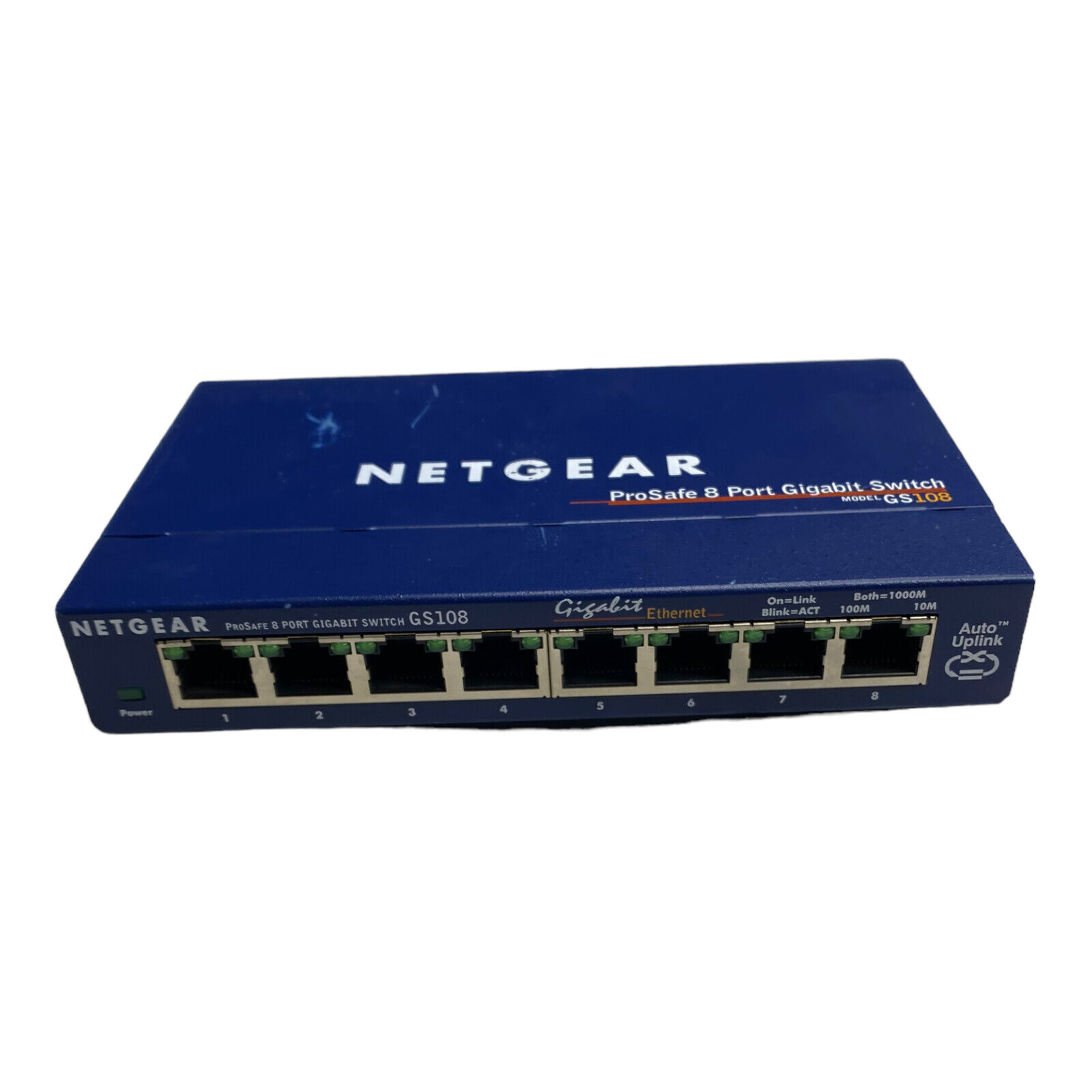 NETGEAR GS108 ProSafe 8 Port Standalone Gigabit Ethernet GS108-400NAS