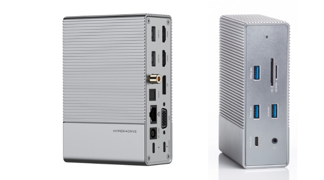 Hyper Drive - Gen2 USB-C Hub - 18 ports - Media HUB Docking Station Hyper Drive - Gen2 USB-C Hub - 18 ports - Media HUB Docking Station