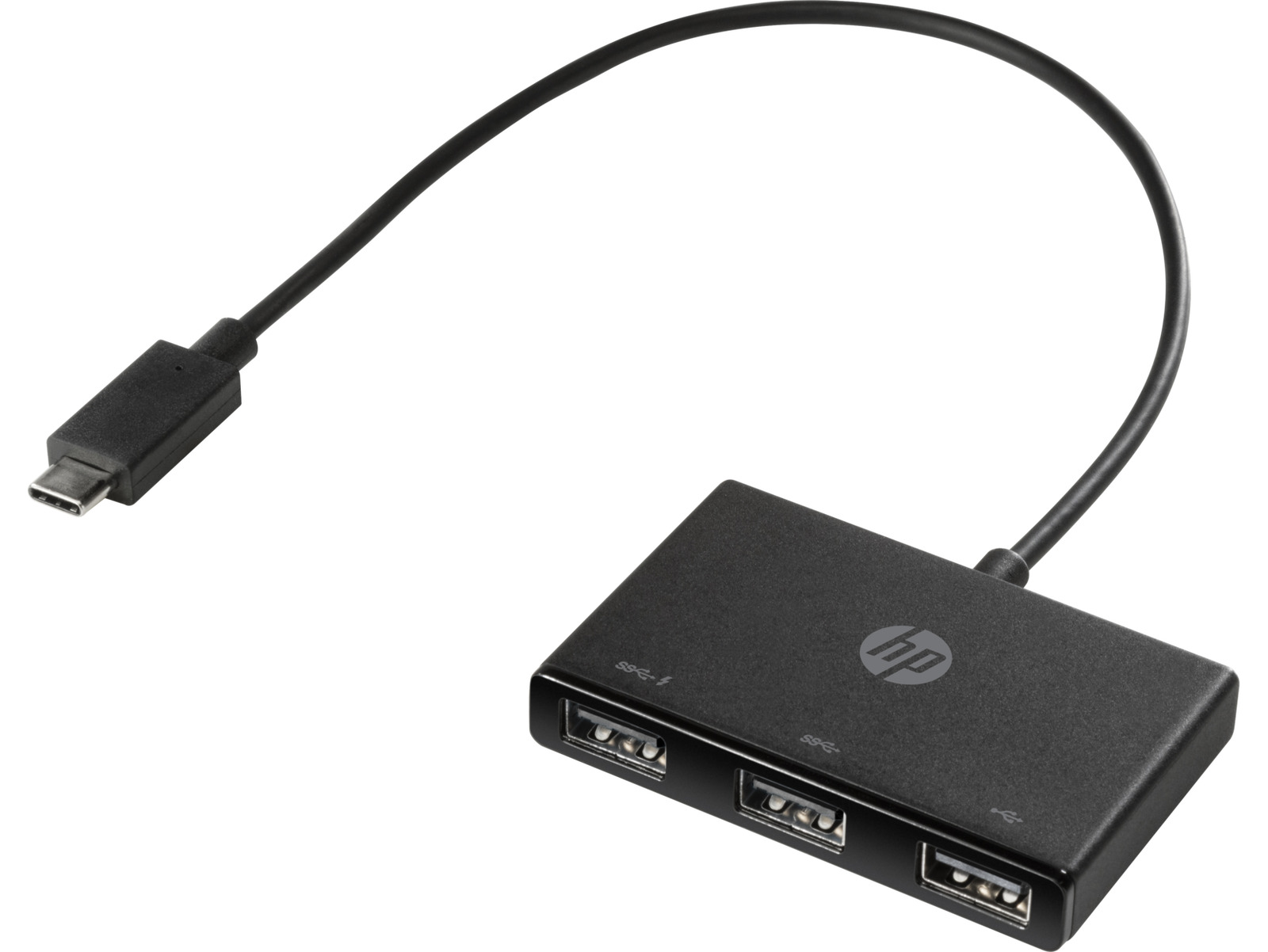 HP USB-C to USB-A Hub | Connections up to Three USB Accessories | Z6A00UT