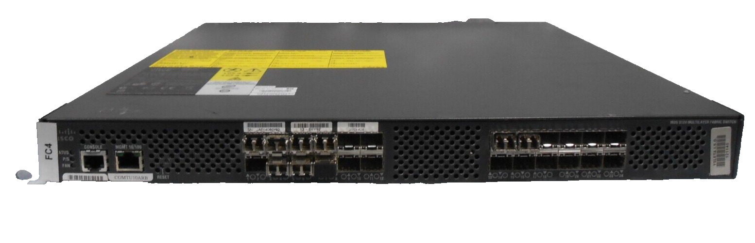 Cisco MDS (DS-C9124-K9) 8-Ports Rack-Mountable Switch