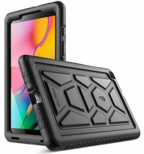 For Samsung Galaxy Tab A 8.0 2019 Tablet Case | Poetic Soft Silicone Cover Black