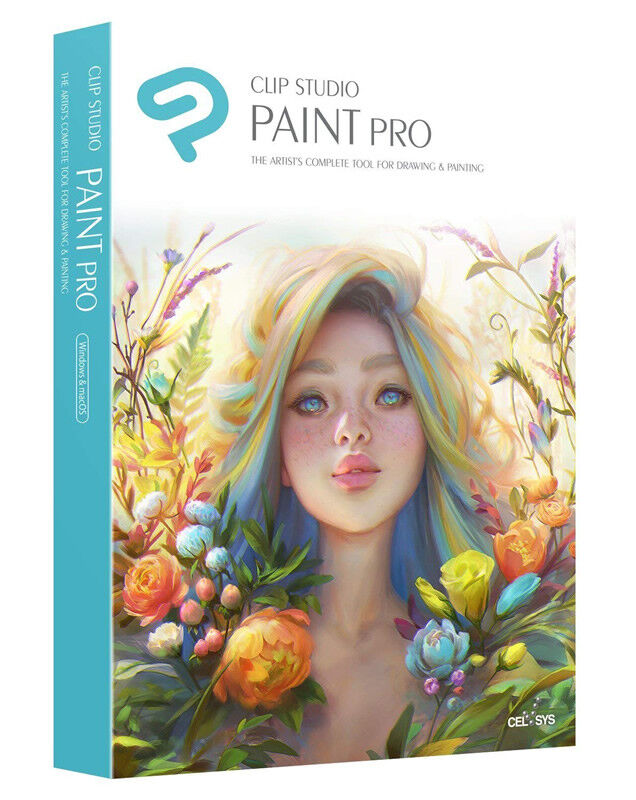 Clip Studio Paint Pro V. 1  Win/Mac - PREMIUM Edition - Retail Box