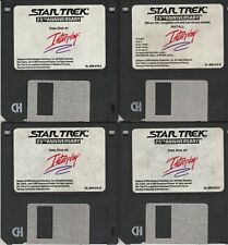 Star Trek 25th Anniversary by Interplay 1993 Software 4 disk set 3.5