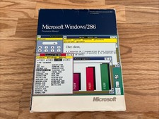 RARE Vintage Microsoft Windows/286 Presentation Manager v2.11 CAN Dual Media v2 picture