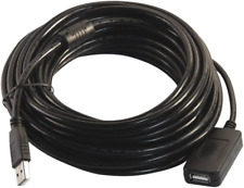 Your Cable Store 30 Foot USB 2.0 High Speed Active 30 Feet, Black  picture
