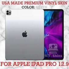 RT.SKINS - Silver - Full Body Vinyl Skin for Apple iPad Pro 12.9 (2020) picture
