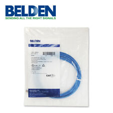 New BELDEN CAT6+ BONDED PAIRS PATCHCORD CABLE 10' FEET BLUE CMR C601116010 picture