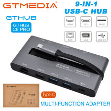 US 9 in 1 Multiport USB-C Hub Type C To USB 3.0 4K HDMI VGA RJ45 For Macbook Pro picture