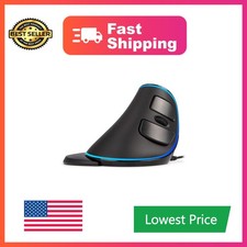 DELUX Vertical Mouse M618PU Blue LED picture